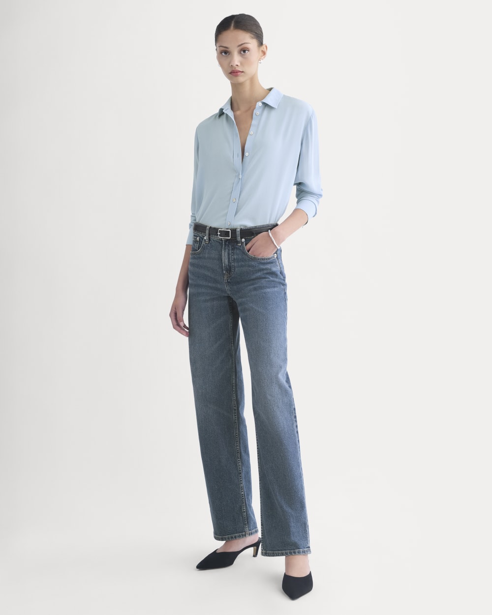 The Column Jean | Ocean | 33 Inseam