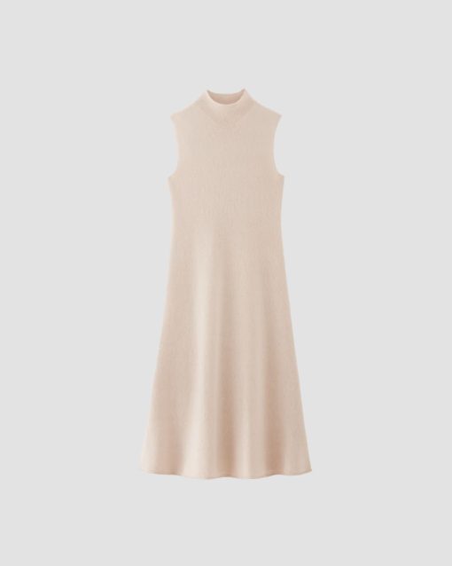 Alternative view of The Cozy-Stretch Sleeveless Midi Dress | Whisper Pink