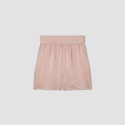 Alternative view of The Satin Pull-On Short | Petal Pink