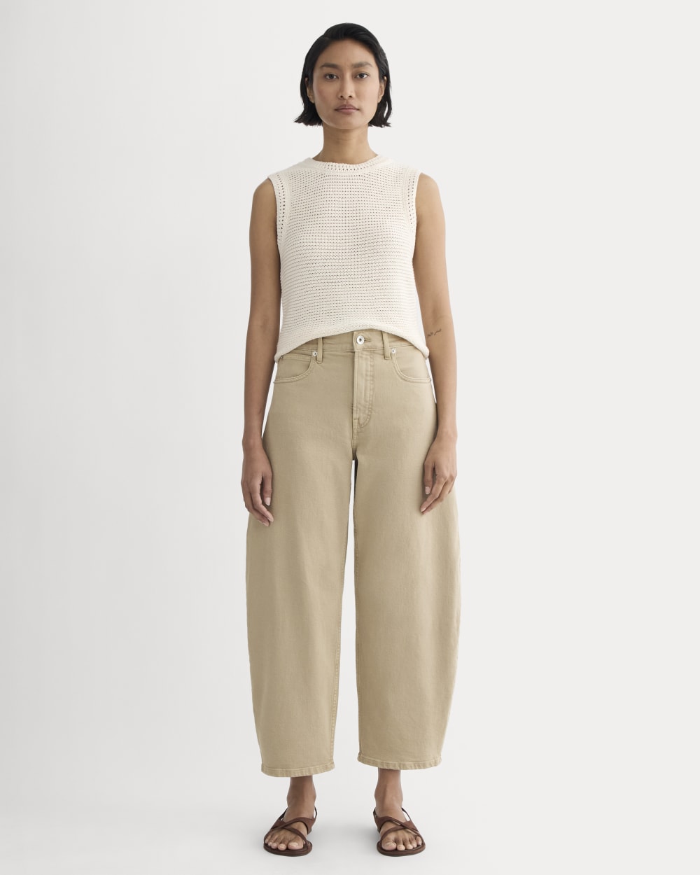 The Way-High® Curve Jean | Garment-Dyed Tan | 27 Inseam