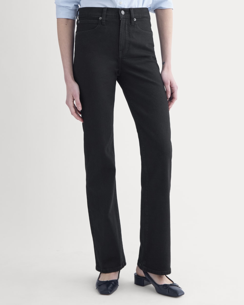 High-Rise Slim Bootcut Jean | Black - Image 4
