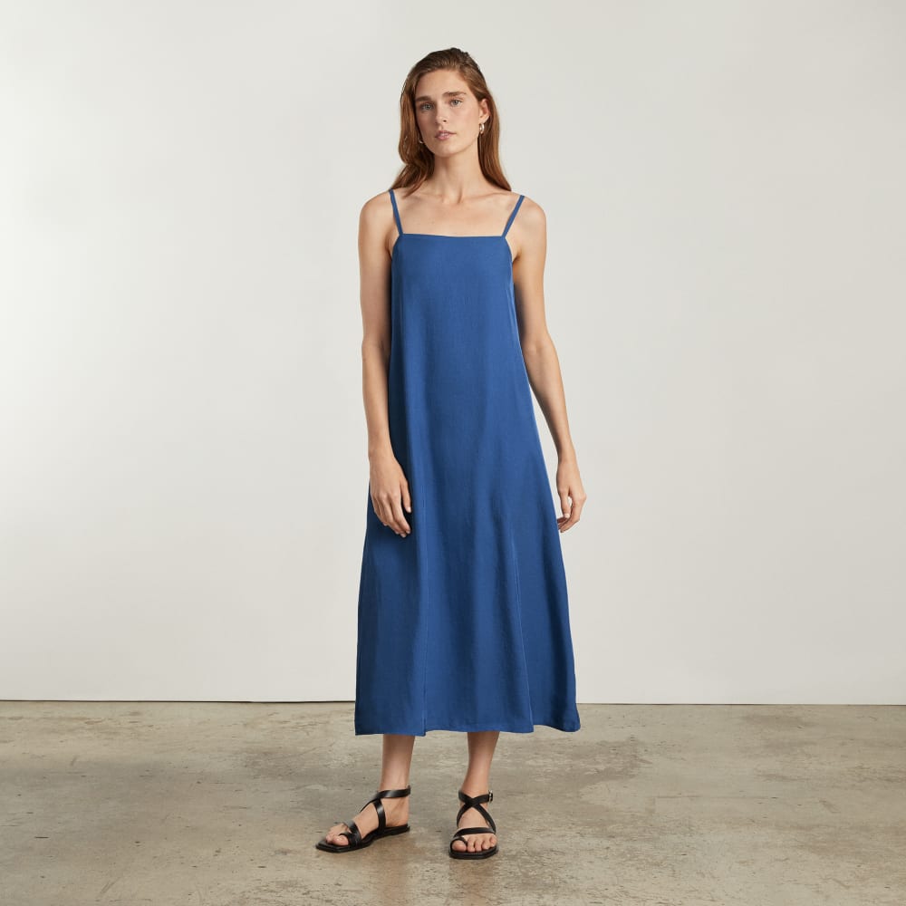 The Japanese GoWeave® Slip Dress | Deep Blue - Image 2