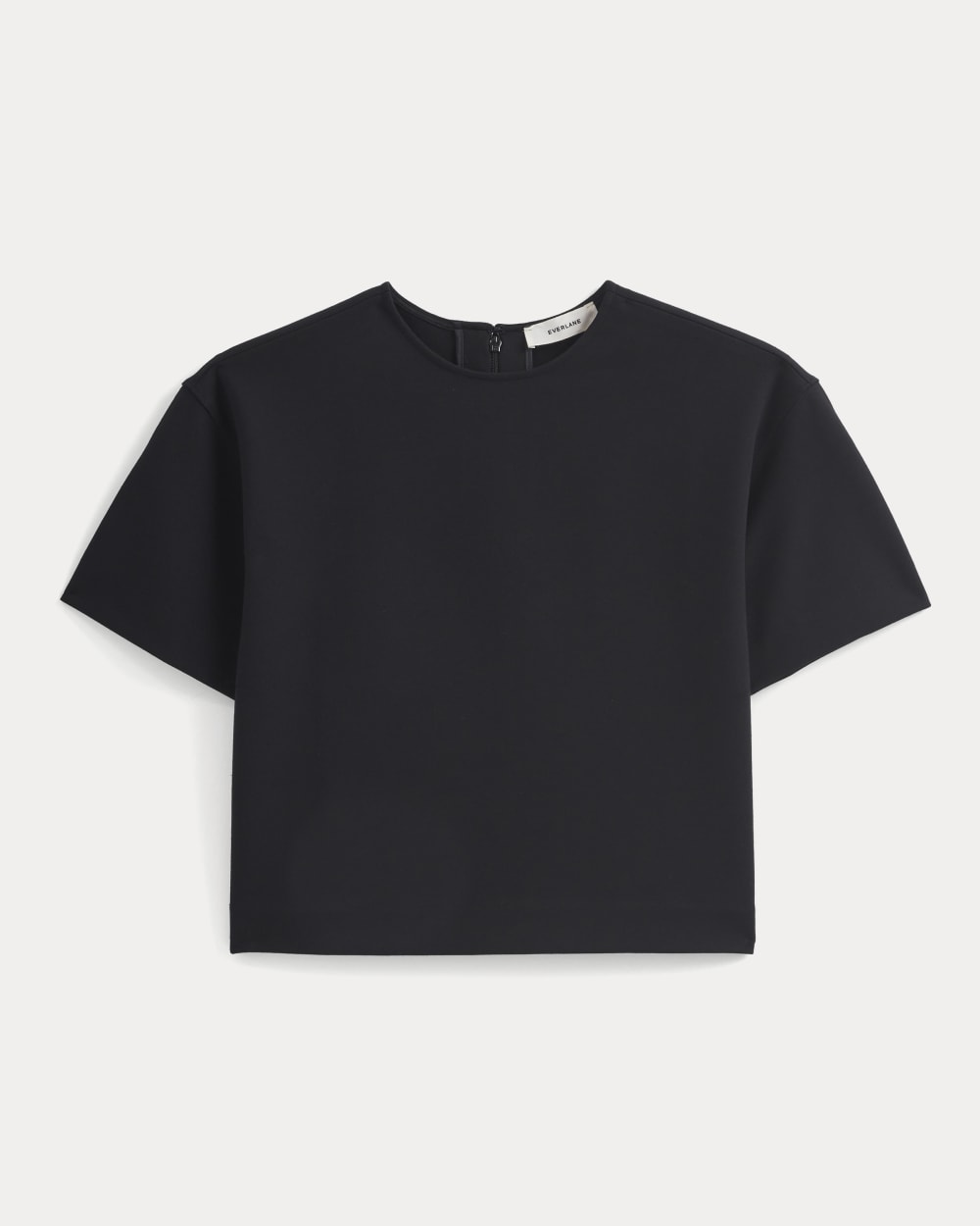 Ponte Oversized Tee | Black - Image 2