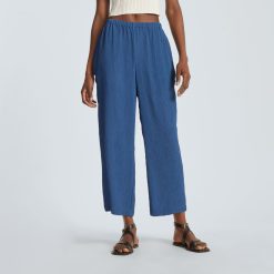 Alternative view of The Naia™ Ripple Pant | Deep Blue