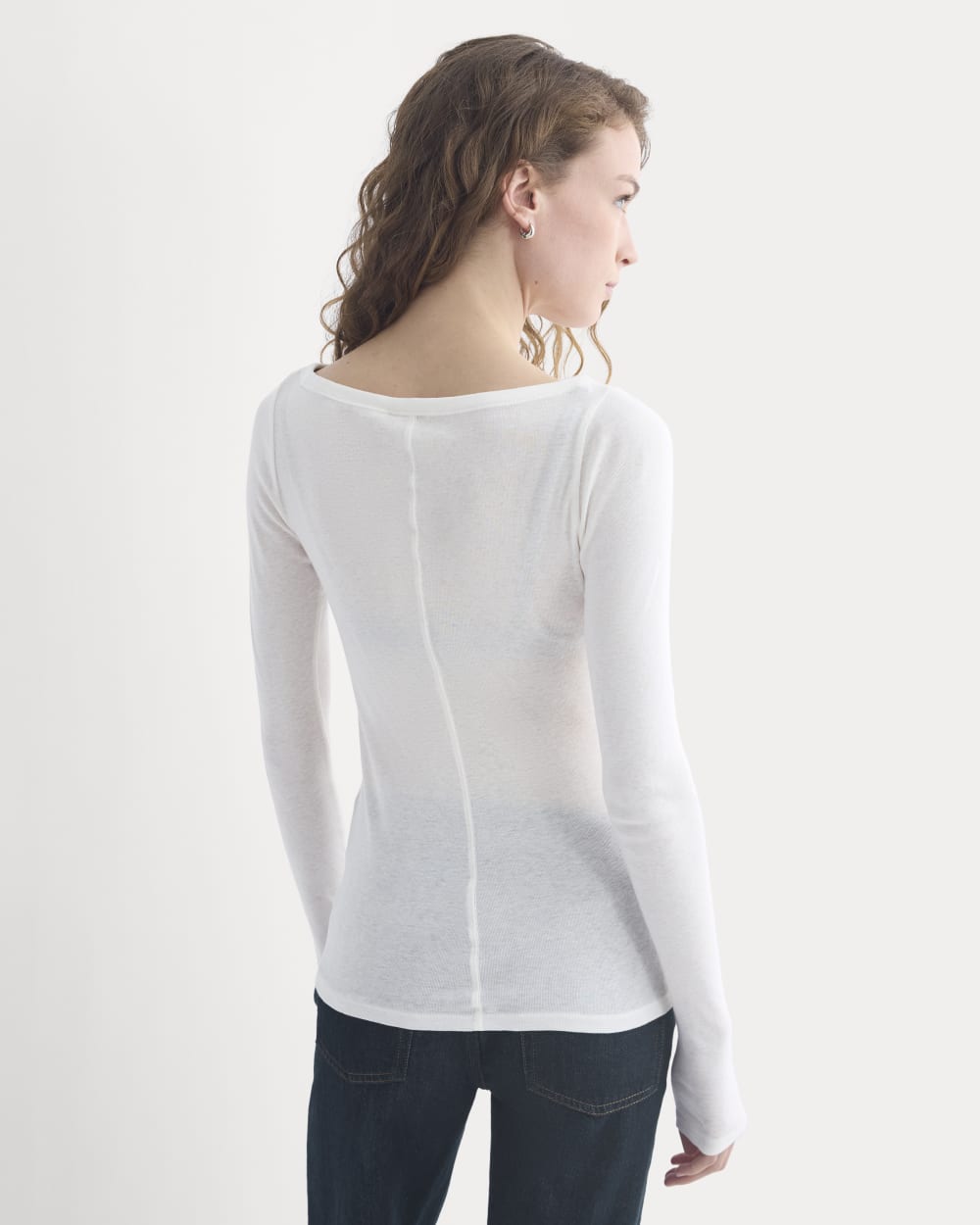 Tissue Boatneck Top | Bone - Image 5