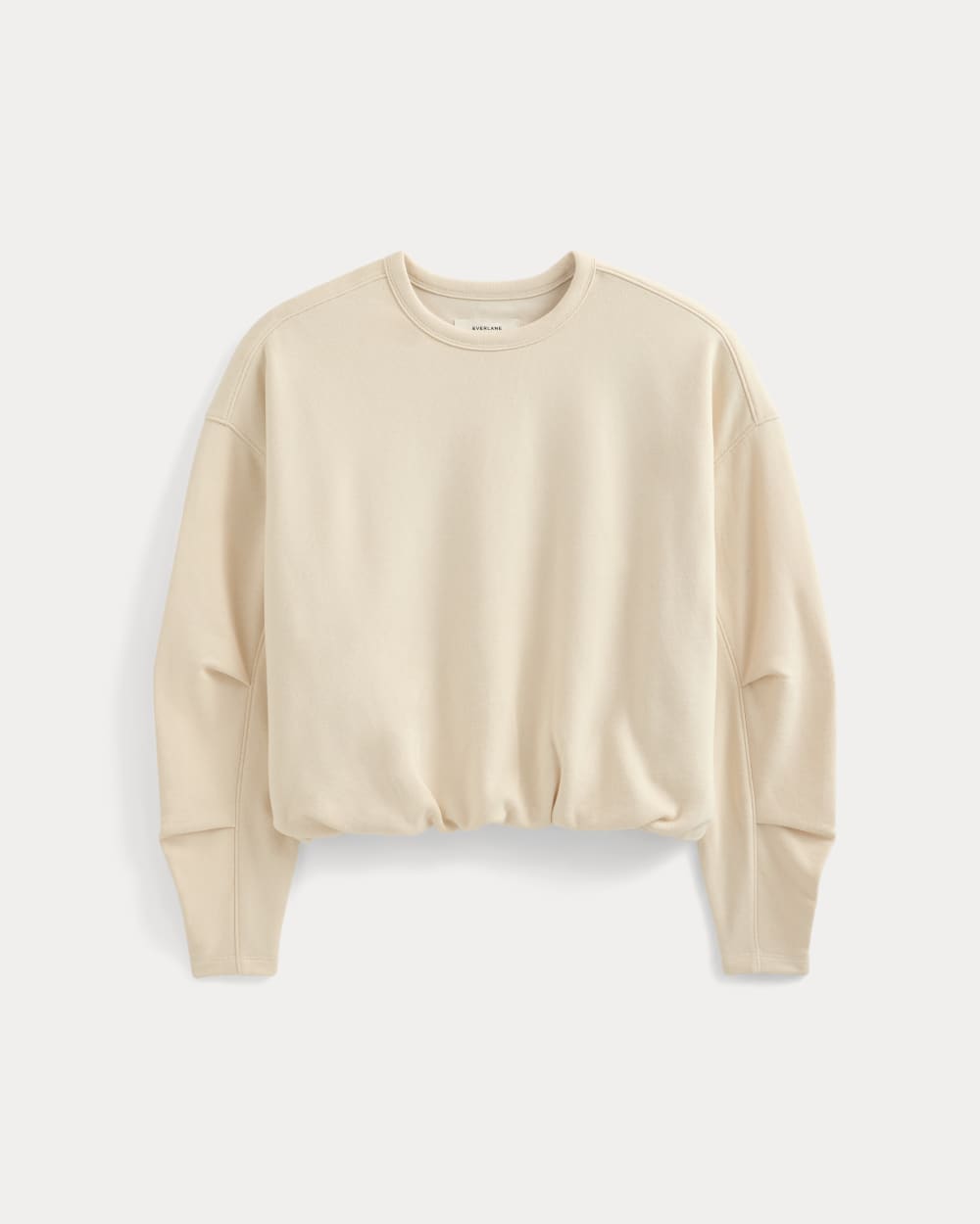 Lightweight Terry Bubble Sweatshirt | Parchment - Image 2