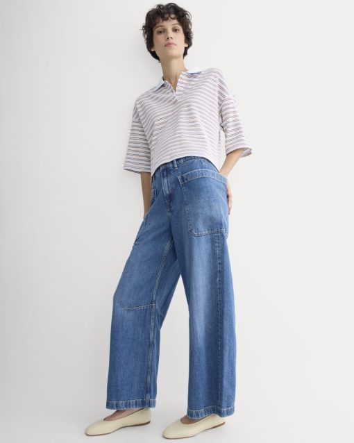 The Gardener Pull-On Jean | Medium Indigo