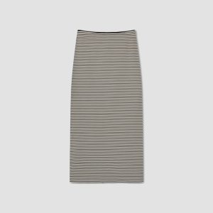 Alternative view of The Dream Maxi Skirt | Parchment / Black