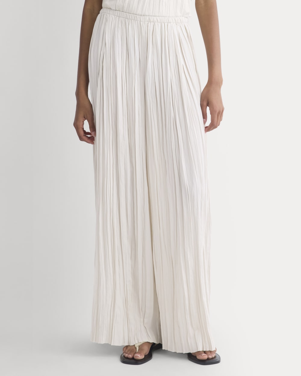 Crinkle Wide-Leg Pant | Birch - Image 3