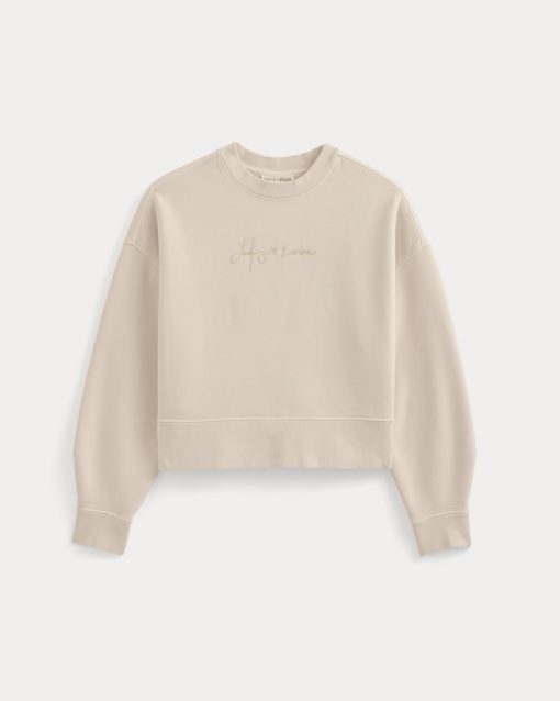Alternative view of Everlane x The Laufey Foundation Cropped Sweatshirt | Pale Peony