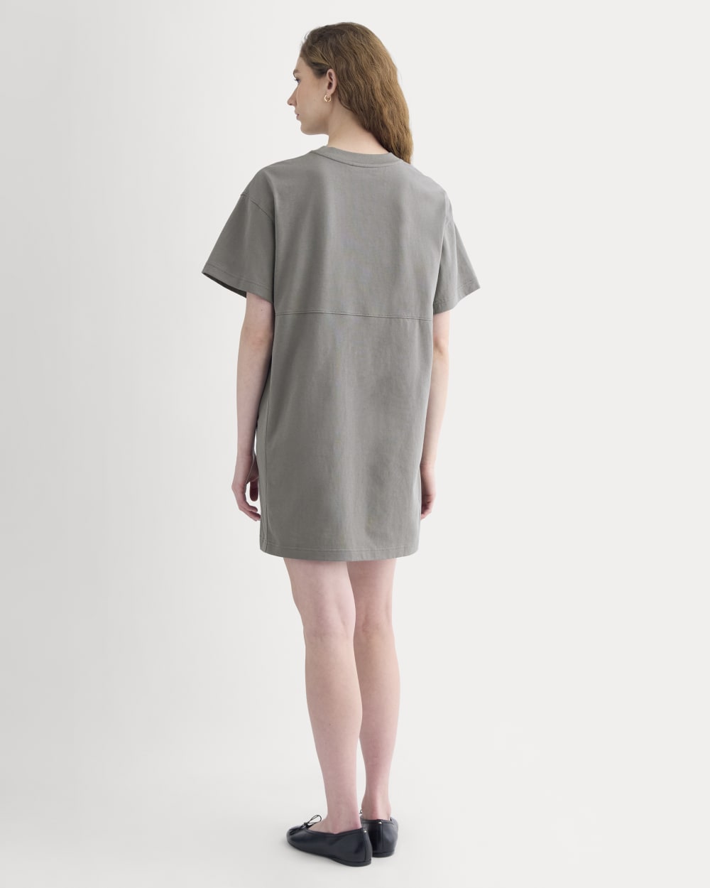 Weekend Tee Mini Dress | Charcoal Grey - Image 4