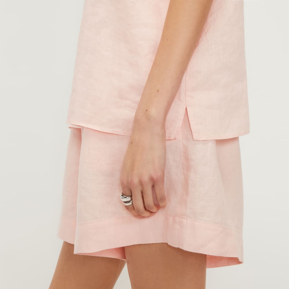 The Scoop Tank in Linen | Petal Pink - Image 5