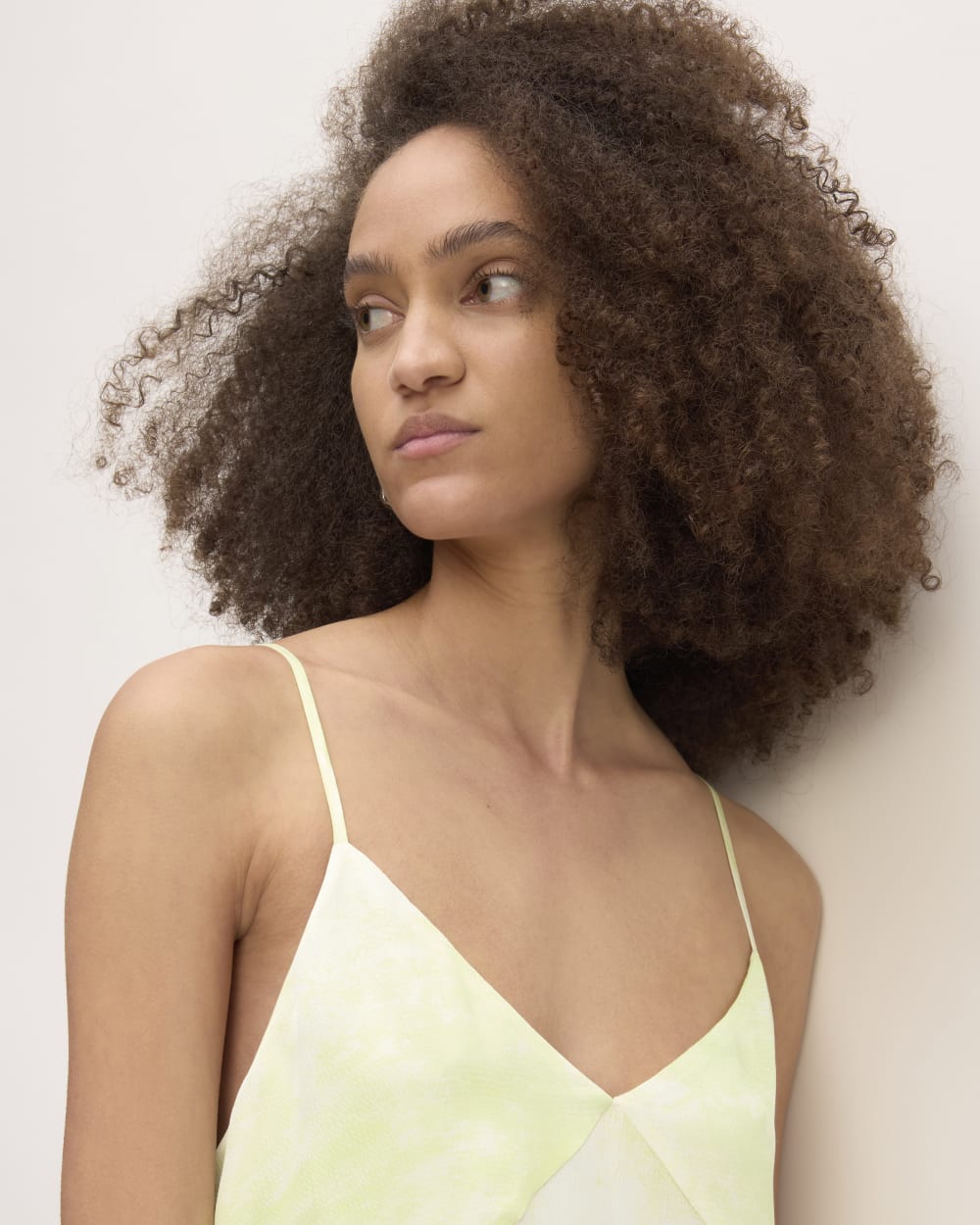 The Everlane x Marques' Almeida Satin Tie-Dye Dress | Seafoam Tie-Dye - Image 4