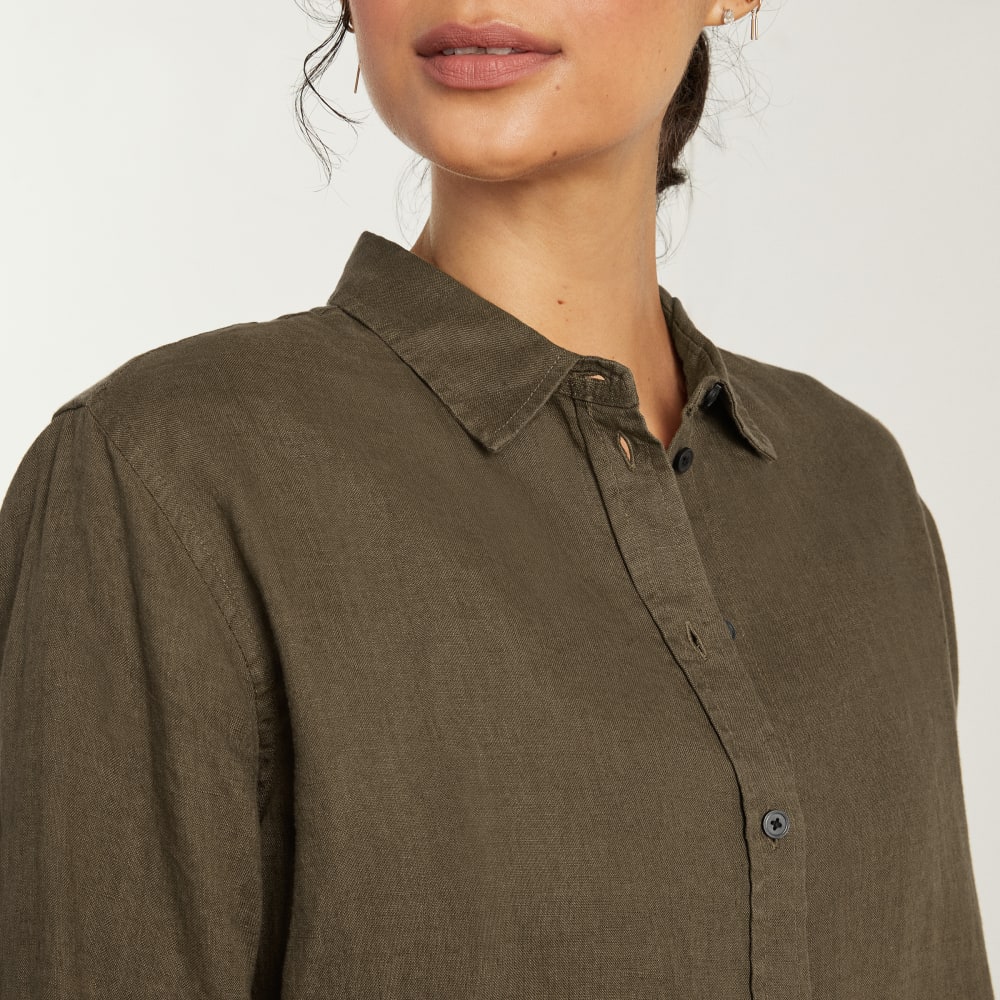 The Must-Have Shirt in Linen | Beech - Image 8