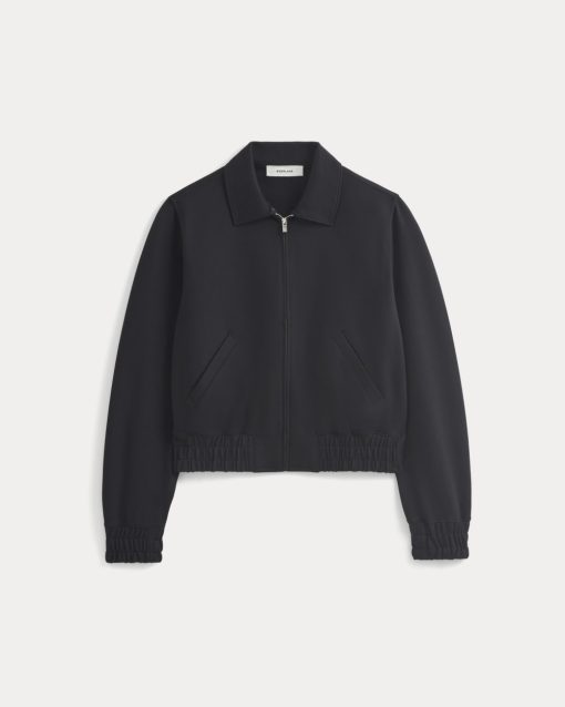 Alternative view of Ponte Aviator Jacket | Black
