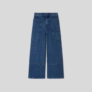 Alternative view of The Way-High® Gardener Cropped Jean | Vibrant Blue