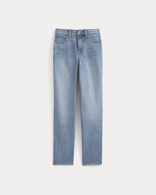 Alternative view of High-Rise Cigarette Jean | Medium Blue