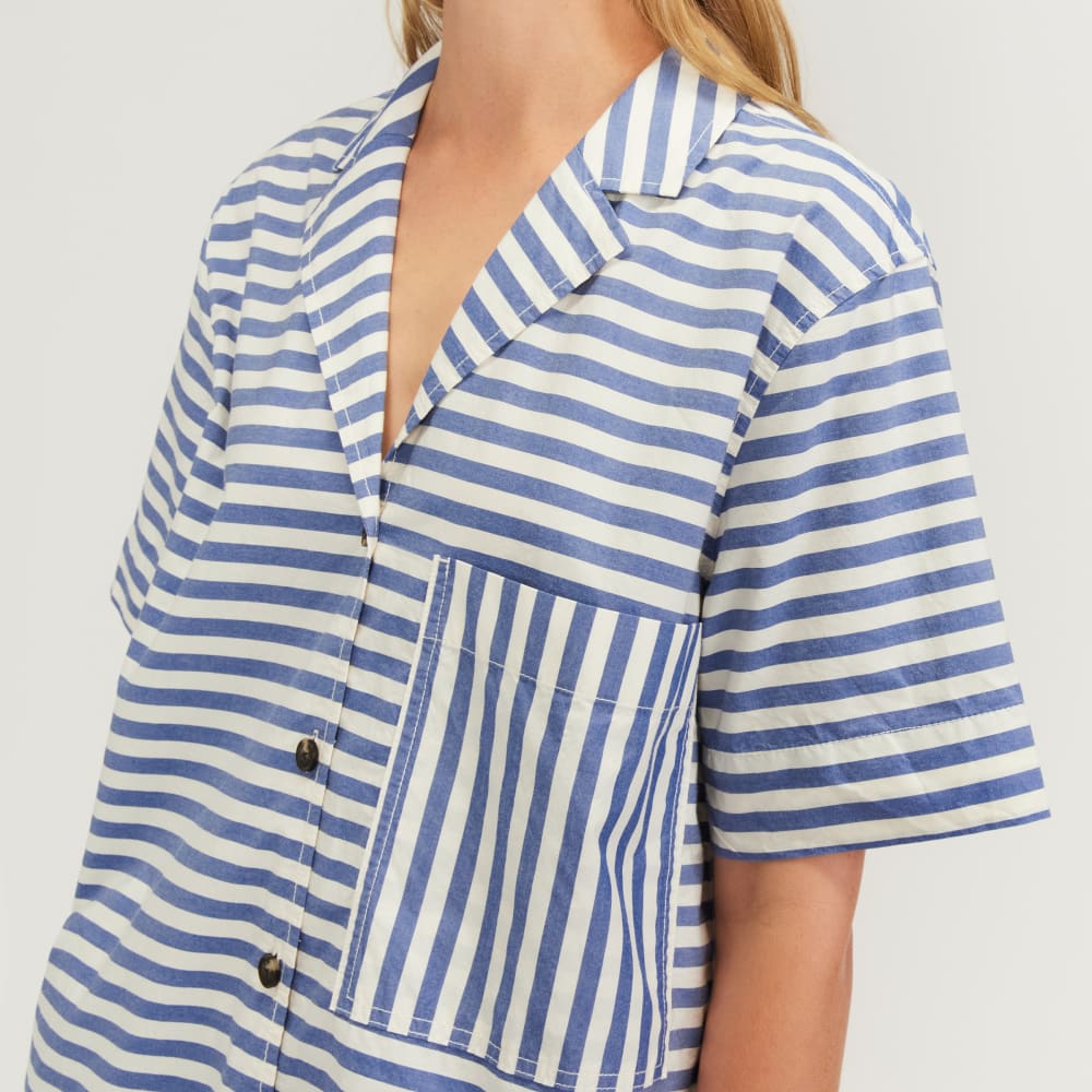 The Poplin Shirt | Mazarine Blue / Bone - Image 4