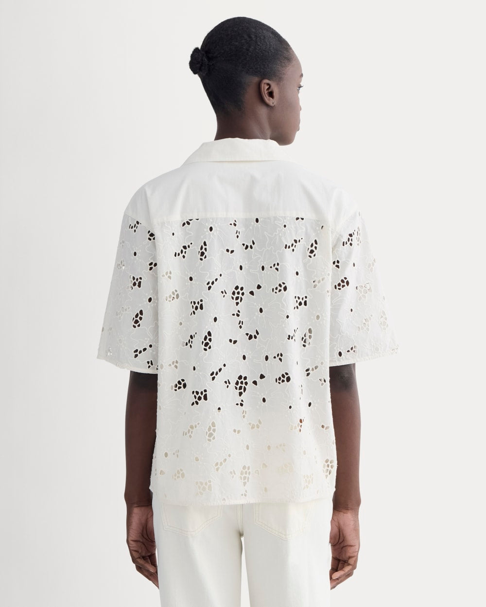 The Eyelet Camp Shirt | Bone - Image 5