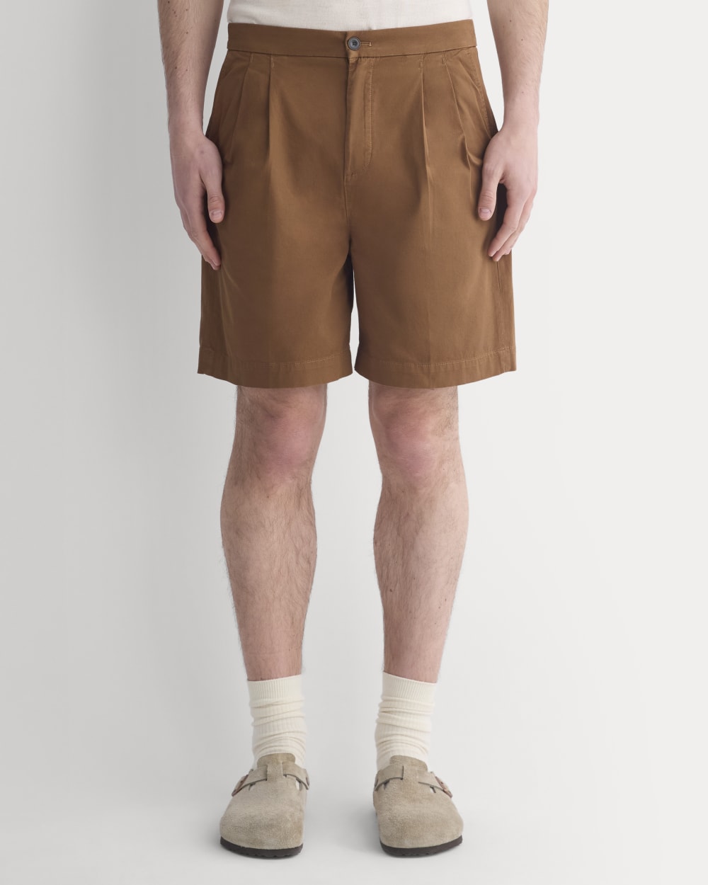 Pleated Easy Short | Toffee - Image 3