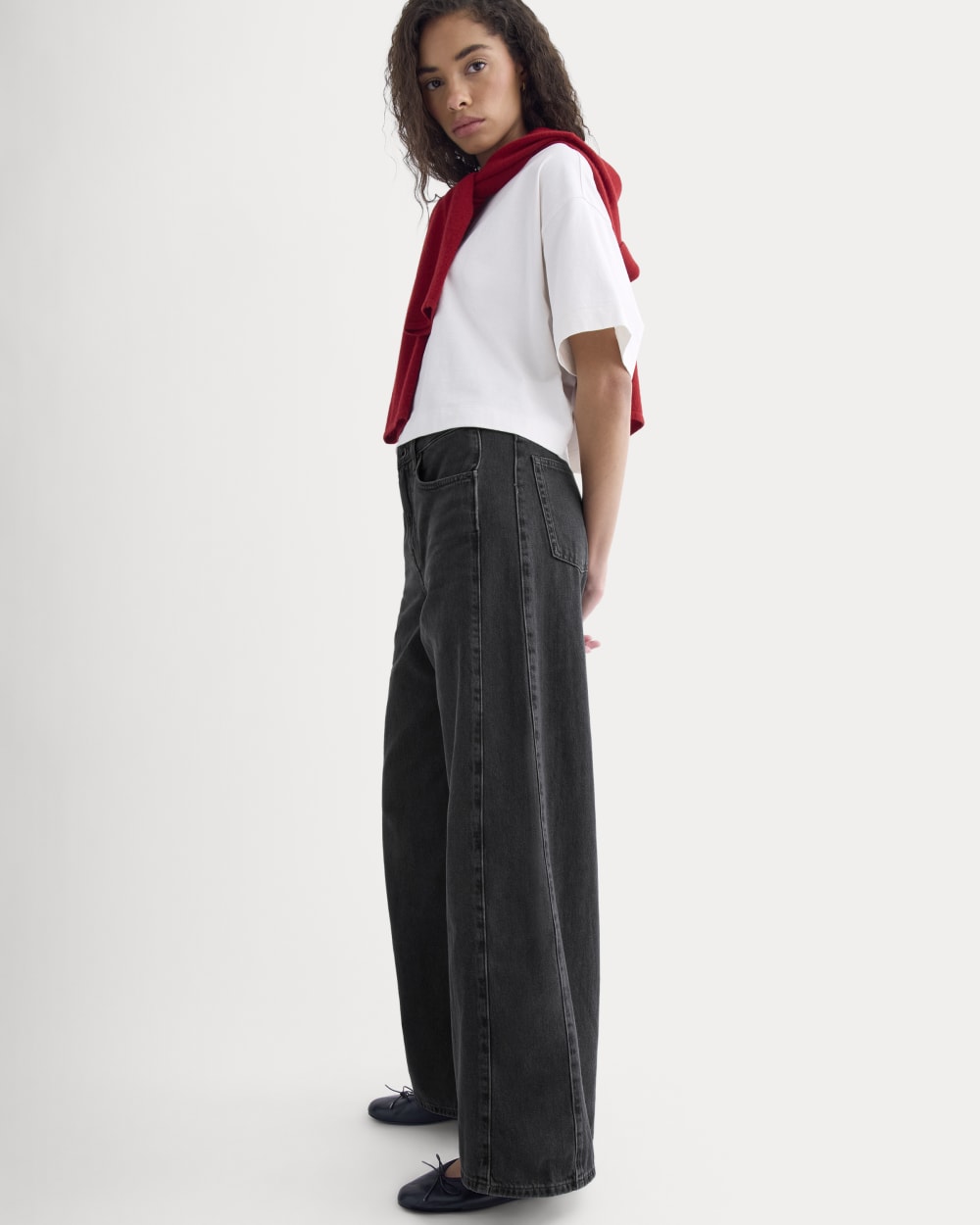 Paneled Wide-Leg Jean | Twilight - Image 3