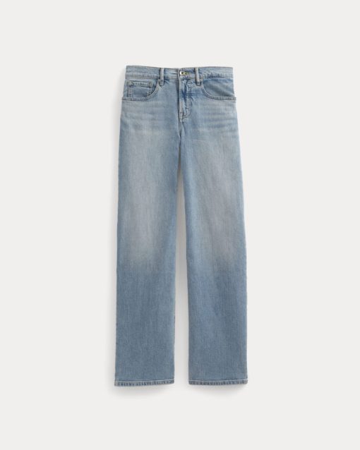 Alternative view of The Column Jean | Vintage Light Indigo | 33 Inseam
