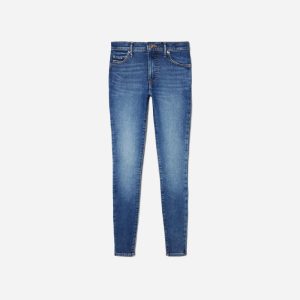 Alternative view of The Mid-Rise Skinny Stretch Jean | Dark Indigo