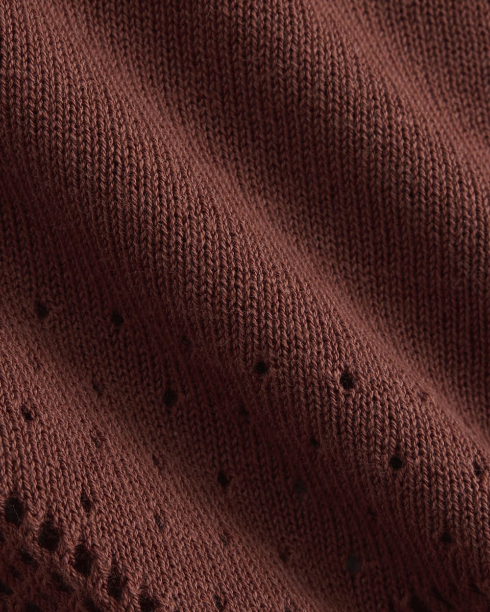 Lace-Knit Cami | Henna Red - Image 6