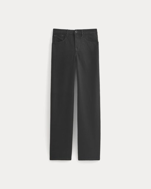 Alternative view of The Column Jean | Black | 33 Inseam