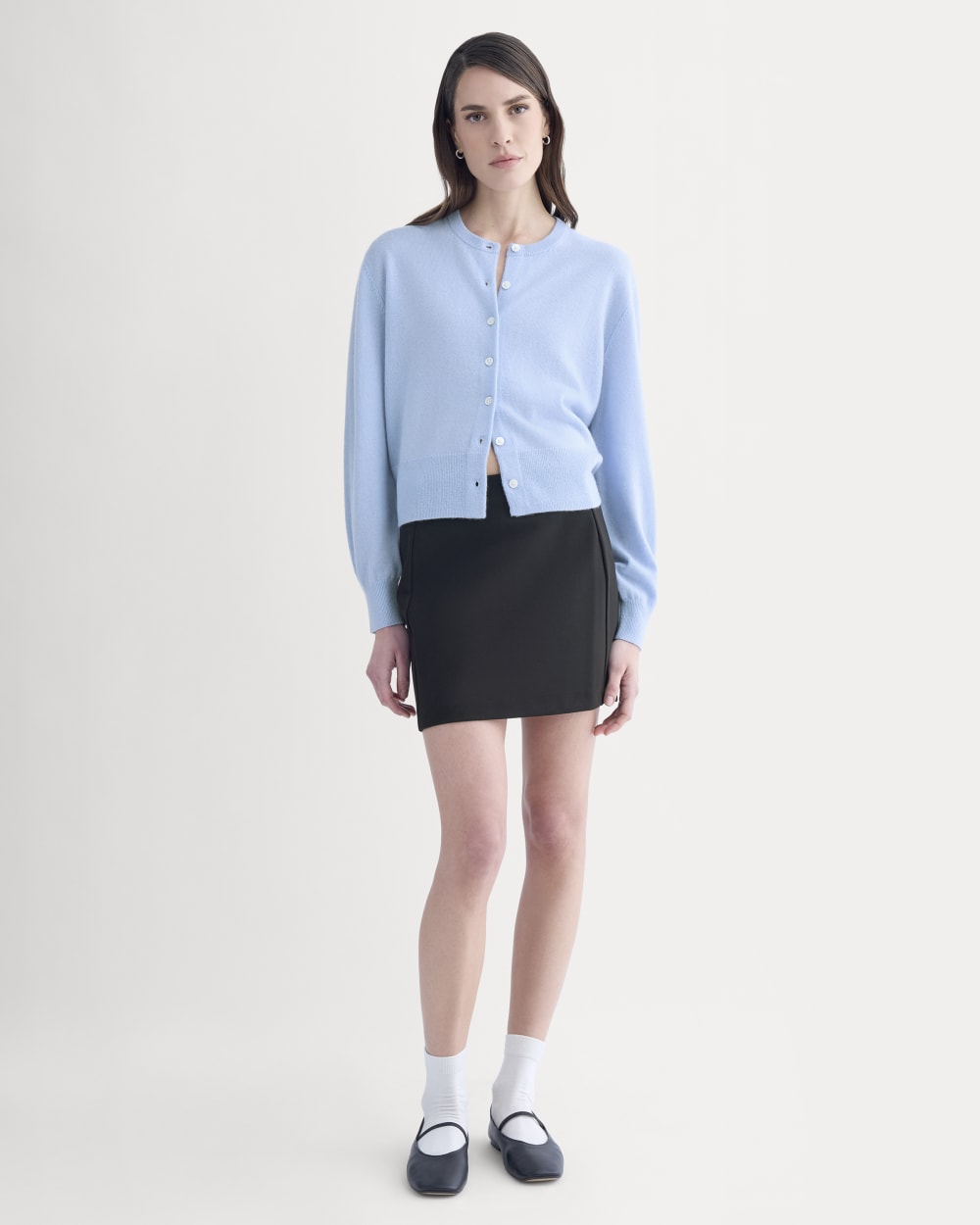 Ponte Mini Skirt | Black - Image 3