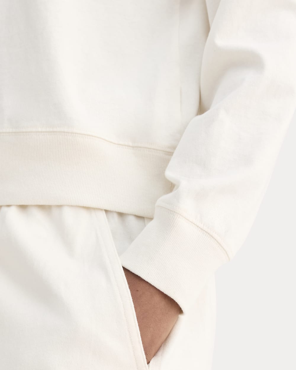 The Off-Duty Long-Sleeve Tee | Bone - Image 4