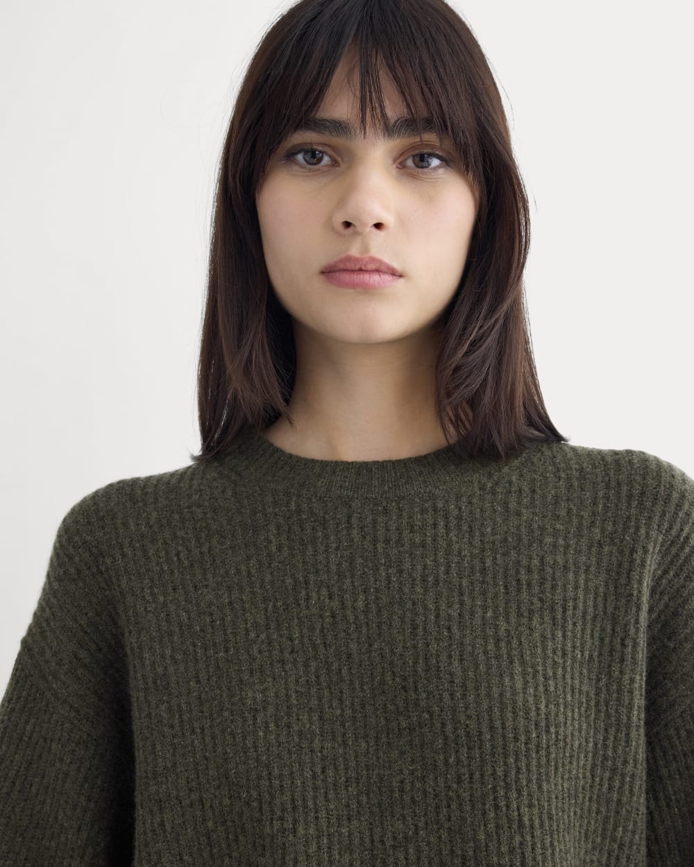 The Cocoon Crew in Wool Cashmere | Heather Beech - Image 4