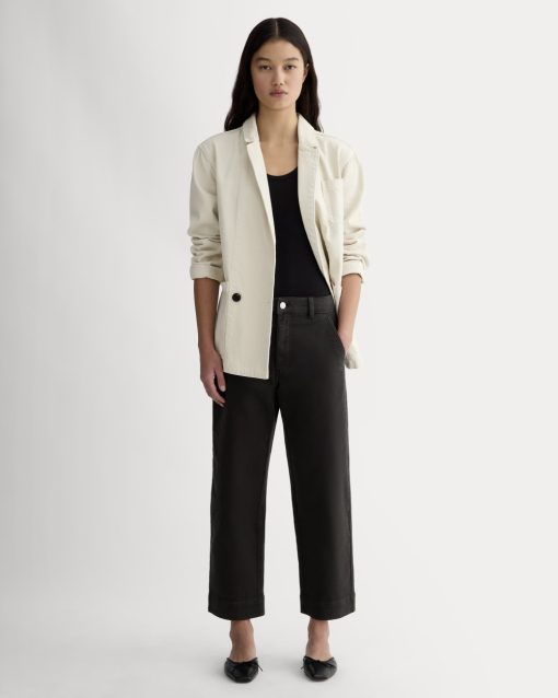 The Utility Straight-Leg Pant | Black | 26.5 Inseam