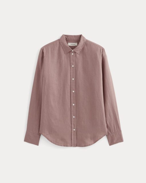 Alternative view of The Must-Have Shirt in Linen | Rose Dusk