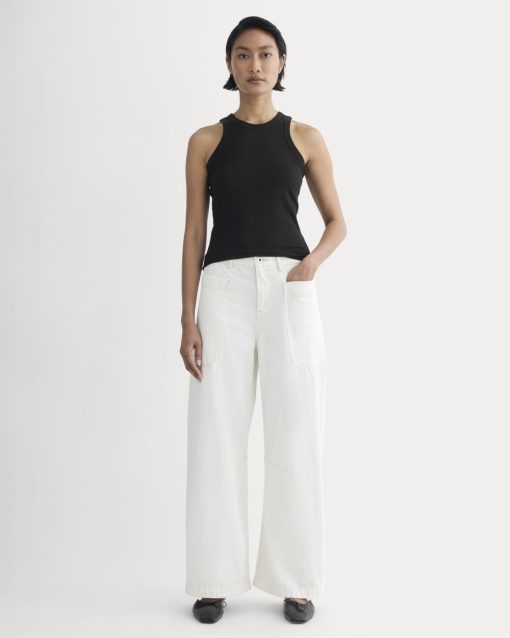 The Gardener Pull-On Jean | Bone