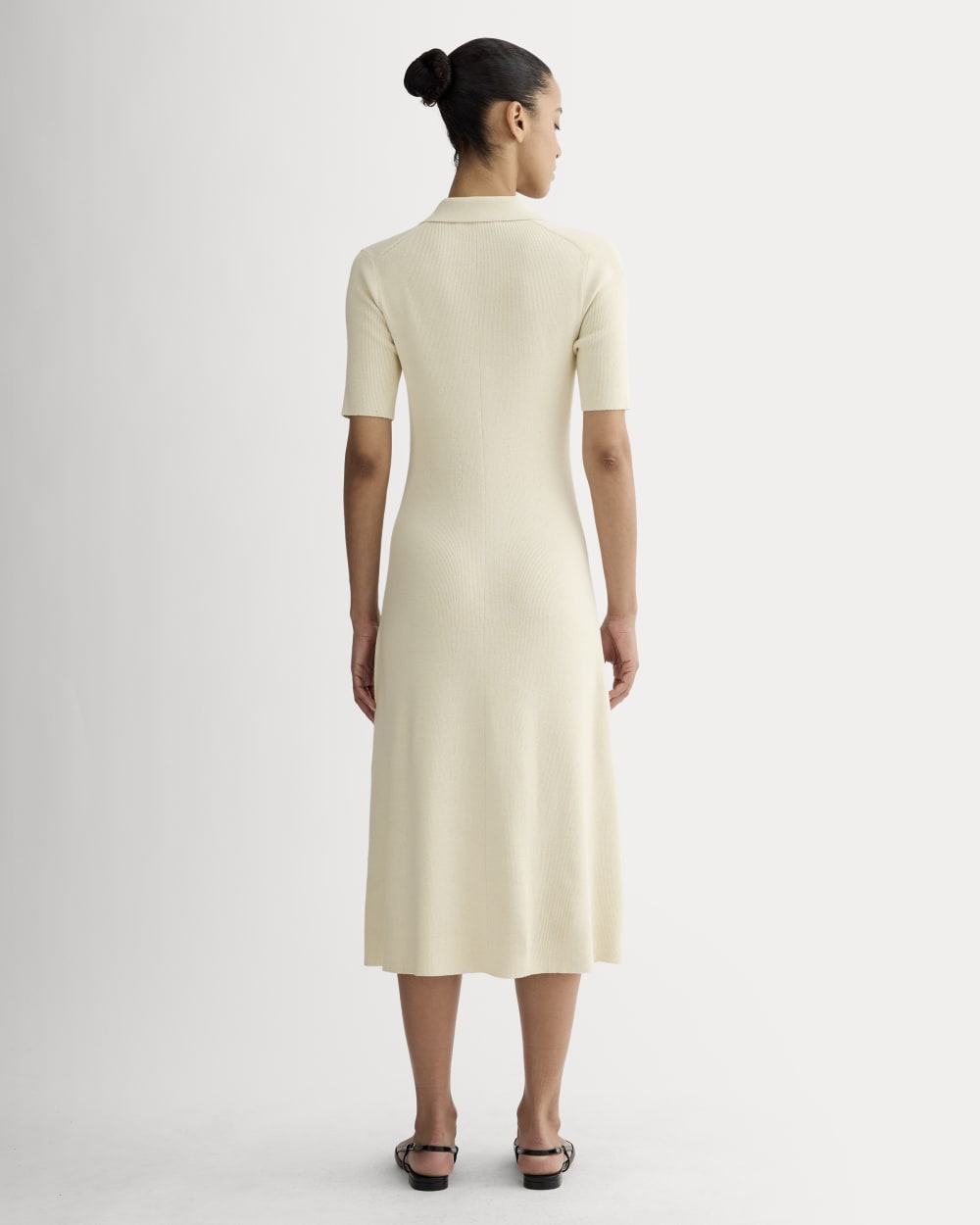 The Knit Polo Dress | Birch - Image 4
