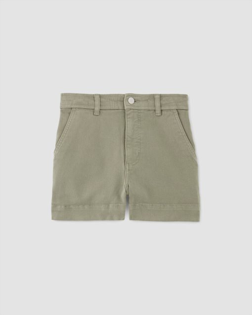 Alternative view of The Organic Way-High® Shortie Short | Sage Green