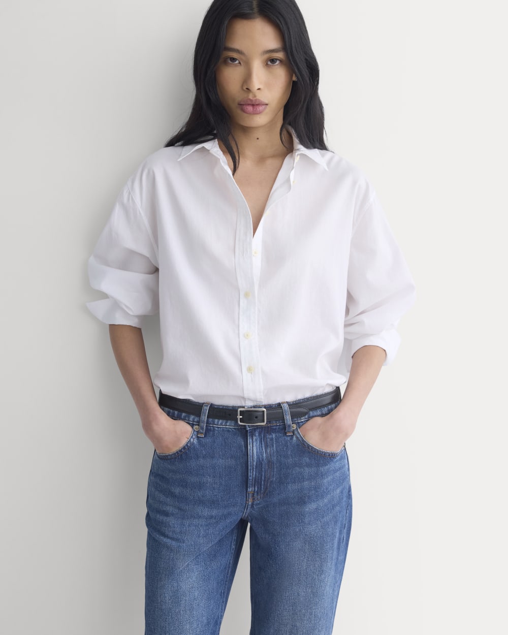 Low-Rise Straight Jean | Dark Indigo - Image 4
