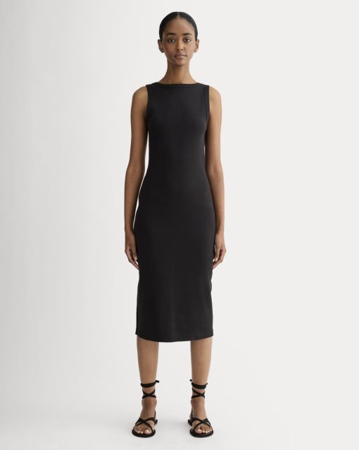 The Selfie Tank Dress | Black