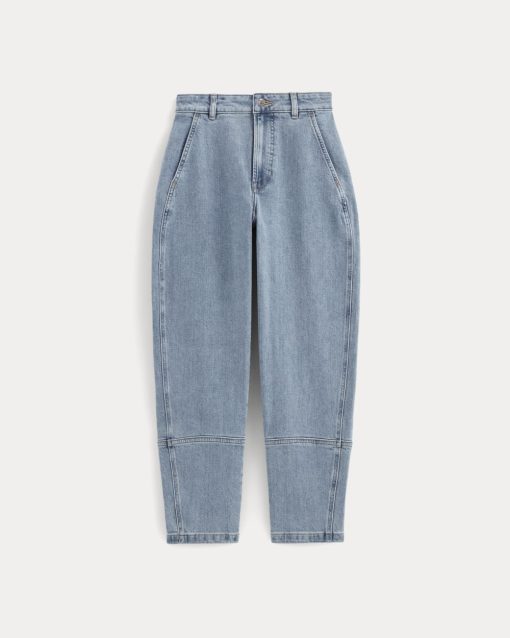 Alternative view of The Utility Barrel Jean | Light Indigo | Regular