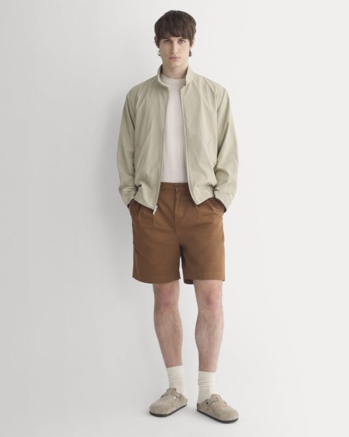 Pleated Easy Short | Toffee