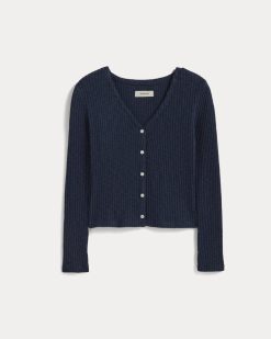 Alternative view of The Cozy Rib Cardigan | Navy