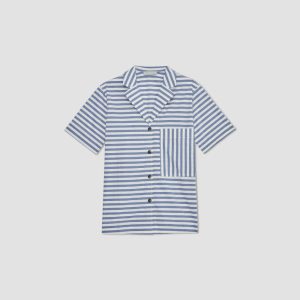 Alternative view of The Poplin Shirt | Mazarine Blue / Bone