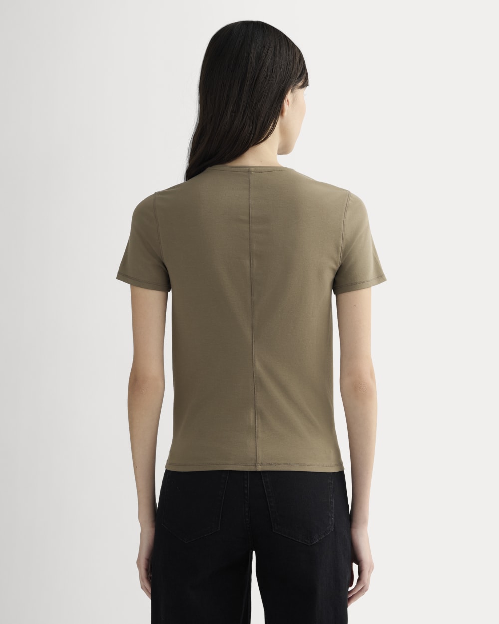 The Form Tee | Deep Taupe - Image 4