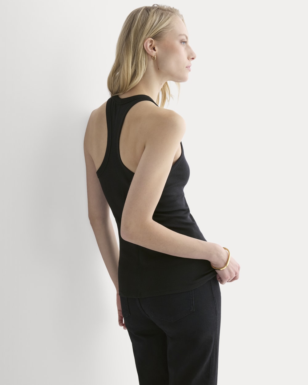 Luxe Rib Racerback Tank | Black - Image 5