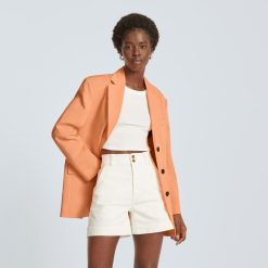 Alternative view of The '80s Blazer | Orange Chiffon