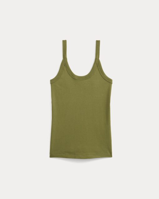 Alternative view of Soft Stretch U-Neck Tank | Mayfly
