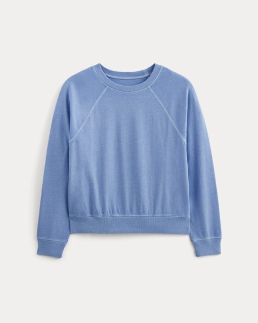 Alternative view of The Off-Duty Long-Sleeve Tee | Granada Sky Blue Garment Dye
