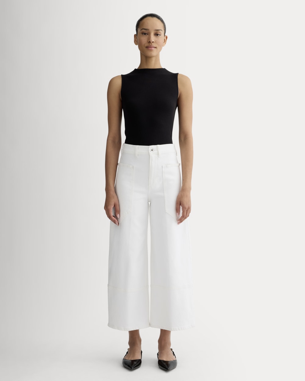 The Way-High® Gardener Cropped Jean | Ecru