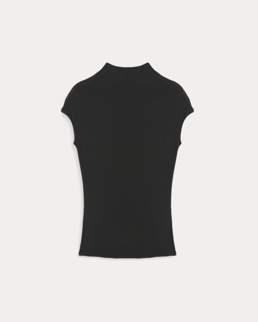Alternative view of Twist Top in Butterluxe | Black